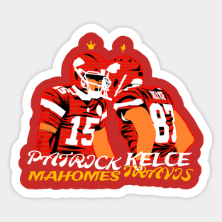 Patrick mahomes and Travis kelce Sticker